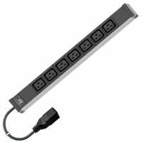 19"-Steckdosenleiste von LIEBERNETZ mit C20-Stecker...