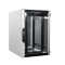 Schallgedämmter 19"-Serverschrank VX IT von RITTAL mit MITSUBISHI Klimagerät - 24 HE - BxT 800x1200mm - Luftdurchsatz 678 m³/h - Kühlleistung 3500 W - Sichttür - Vollblechrücktür - lichtgrau