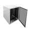 Schallgedämmter 19"-Serverschrank VX IT von RITTAL mit MITSUBISHI Klimagerät - 24 HE - BxT 800x1200mm - Luftdurchsatz 678 m³/h - Kühlleistung 3500 W - Sichttür - Vollblechrücktür - lichtgrau