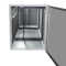 Schallgedämmter 19"-Serverschrank VX IT von RITTAL mit MITSUBISHI Klimagerät - 24 HE - BxT 800x1200mm - Luftdurchsatz 678 m³/h - Kühlleistung 3500 W - Sichttür - Vollblechrücktür - lichtgrau