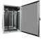 Schallgedämmter 19"-Serverschrank VX IT von RITTAL mit MITSUBISHI Klimagerät - 24 HE - BxT 800x1200mm - Luftdurchsatz 678 m³/h - Kühlleistung 3500 W - Sichttür - Vollblechrücktür - lichtgrau