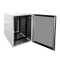 Schallgedämmter 19"-Serverschrank VX IT von RITTAL mit MITSUBISHI Klimagerät - 24 HE - BxT 800x1200mm - Luftdurchsatz 678 m³/h - Kühlleistung 3500 W - Sichttür - Vollblechrücktür - lichtgrau