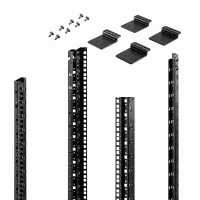Aufrüstung einer Zusatz 19"-Ebene standard,hinten - für VX IT VX25 15 HE - B 600 mm - stahlblech, grundiert - schwarz