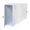 Towergehäuse-Schutzschrank T800 RESISTER - Hoher Staubschutz IP 50 mit aktiver Belüftung - HxBxT 700x330x800 mm - weiß