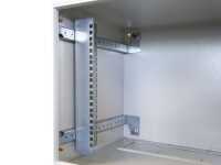 19"-Netzwerkschrank RESISTER Pro mit Regendach - IP66 für Outdoor + Industrie - Sichttür - 9 HE - 600x400 mm - lichtgrau