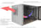 19"-Netzwerkschrank RESISTER Pro mit Regendach - IP66 für Outdoor + Industrie - Sichttür - 9 HE - 600x400 mm - lichtgrau