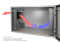 19"-Netzwerkschrank RESISTER Pro mit Regendach - IP66 für Outdoor + Industrie - Sichttür - 9 HE - 600x400 mm - lichtgrau