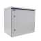 19"-Netzwerkschrank RESISTER Pro mit Regendach - IP66 für Outdoor + Industrie - Vollblechtür - 9 HE - 600x400 mm - lichtgrau