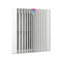 Blue e+ EMV Austrittsfilter von RITTAL - für Filterlüfter 3243.8xx/3244.8xx/3245.8xx - BH 323 x 323 mm - lichtgrau