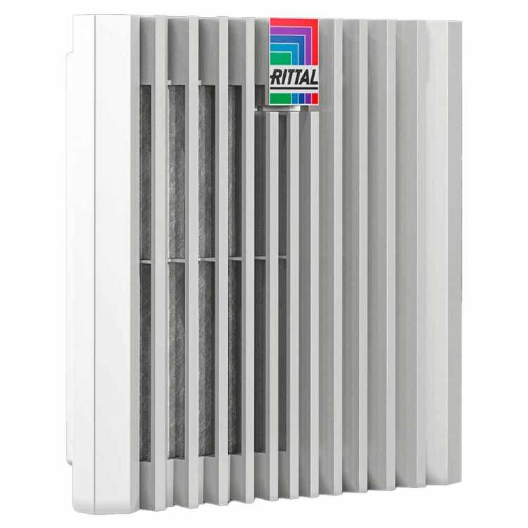 Blue e+ EMV Austrittsfilter von RITTAL - für Filterlüfter - 3239.8xx - BH 204 x 204 mm - lichtgrau