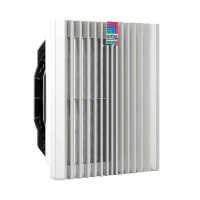 Blue e+ EMV Filterlüfter - Luftdurchsatz 175 m³/h - 230 V - BHT 255 x 255 x 129 mm - lichtgrau