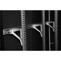 Schallgedämmter Serverschrank SILENCE RACK - 45 HE - 4 SILENT-Lüfter - 800 x 1.200 mm - Sichttür - Vollblechtür - schwarz