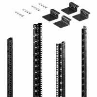 Aufrüstung einer Zusatz 19"-Ebene dynamic,hinten - für VX IT VX25 47 HE - B 600 mm - stahlblech, grundiert - schwarz
