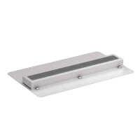 Abdeckplatte für SZB/Silence Rack Dach/Boden - Schaumdurchlass - 380x210 mm - lichtgrau