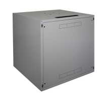 Schallgedämmter 19"-Schrank SILENCE RACK Office - 15 HE - 1 SILENT-Lüfter - BxT 600x600 mm - Vollblechtür - lichtgrau