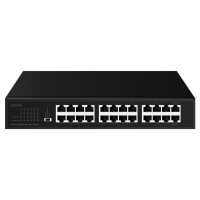 19"-Switch von LOGILINK - 24 Port - 1 Gbit/s - schwarz