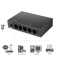 Gigabit Switch von LOGILINK - 5 Port - 1 Gbit/s - Metallgehäuse - schwarz