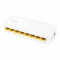 Switch von LOGILINK - 8 Port - 1 Gbit/s - Kunststoff - weiß