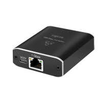 Gigabit-Ethernet-Splitter von LOGILINK -1000 Mbit/s - USB-Stromversorgung - Aluminium - schwarz