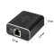 Gigabit-Ethernet-Splitter von LOGILINK -1000 Mbit/s - USB-Stromversorgung - Aluminium - schwarz