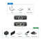 Gigabit-Ethernet-Splitter von LOGILINK -1000 Mbit/s - USB-Stromversorgung - Aluminium - schwarz