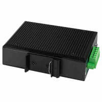 Industrial Switch von LOGILINK - 5 Port - 100 Mbit/s - Aluminium - schwarz