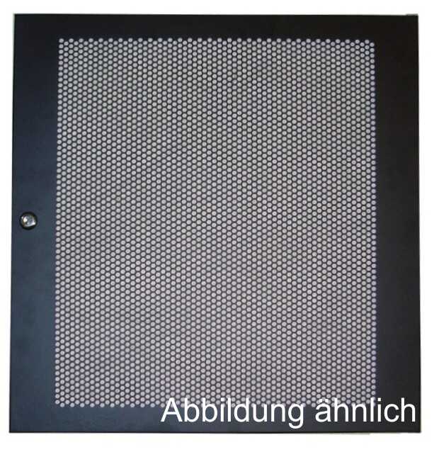 Perforierte Tür für 19"-Untertischschrank RCA von Triton - 12 HE - schwarz
