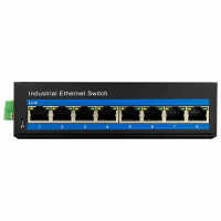 Industrial Switch von LOGILINK - 5 Port - 1 Gbit/s - Aluminium - schwarz