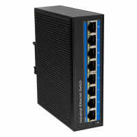Industrial Switch von LOGILINK - 5 Port - 1 Gbit/s - Aluminium - schwarz