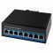 Industrial Switch von LOGILINK - 5 Port - 1 Gbit/s - Aluminium - schwarz