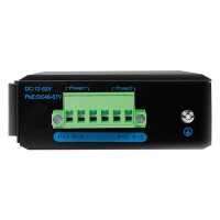 Industrial Switch von LOGILINK - 4 Port + 1 SFP Port - 1 Gbit/s - Aluminium - schwarz
