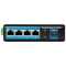 Industrial Switch von LOGILINK - 4 Port + 1 SFP Port - 1 Gbit/s - Aluminium - schwarz