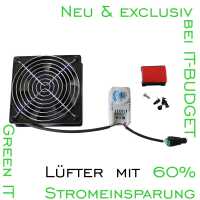Stromsparendes Lüfter + Thermostat-Komplettset - 158...