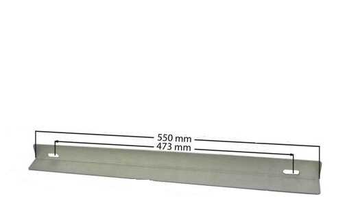Geräteträger / Lastschiene - 550 mm Länge - Traglast 40 Kg - 1 Stück