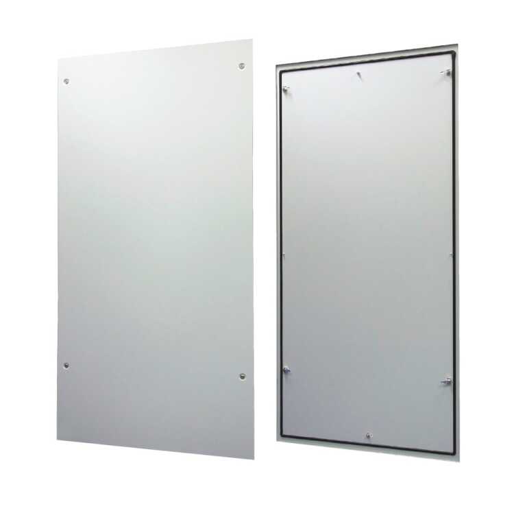 RITTAL 2 x Seitenwände für TX cablenet, TS8, TS-IT - HxT 2200x800mm - abschließbar - lichtgrau