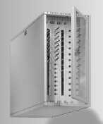 19"-Wandverteiler VerticalBox von RITTAL - 5 HE - nur 300 mm Gehäusetiefe - 500 mm Innentiefe - lichtgrau