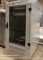 Kleiner 19"-Netzwerkschrank SZB IT - 18 HE - 800 x 800mm - Glastür - lichtgrau