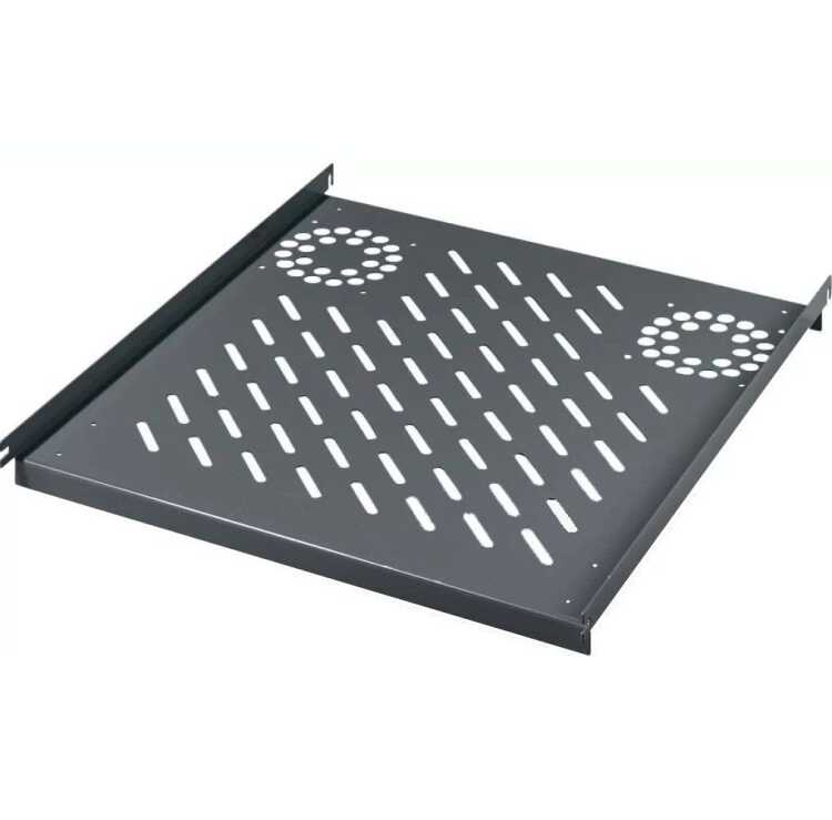 Geräteboden von RITTAL - Festeinbau am Schrank-Rahmenprofil - für Schrankmaße B 600 x T 800 mm
