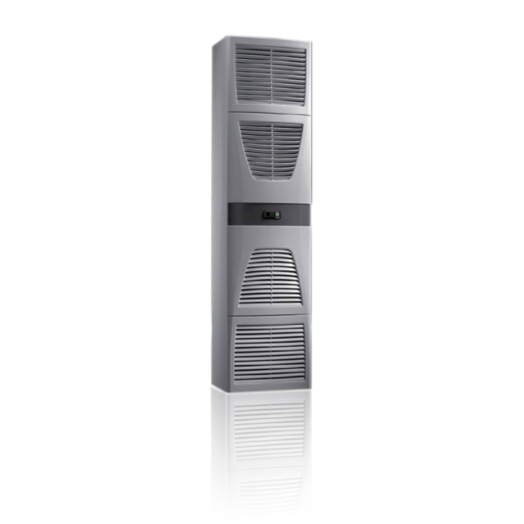 Wandanbau-Kühlgerät Blue e - Kühlleistung 2100 W - 230 V  -  B H T 400 x 1580 x 295 mm - Integrierte elektrische Kondensatverdunstung - Stahlblech - lichtgrau