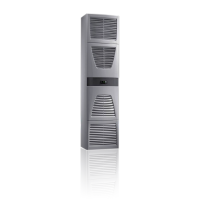 Wandanbau-Kühlgerät Blue e - Kühlleistung 2100 W - 230 V - B H T 400 x 1580 x 295 mm - Integrierte elektrische Kondensatverdunstung - Stahlblech - lichtgrau