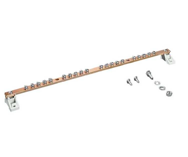 19" Erdungsschiene/Potenzialausgleichsschiene für VX IT, TX CableNet, TS8, TS-IT von RITTAL - horizontal - Länge 450 mm - für Breite 600/800 mm