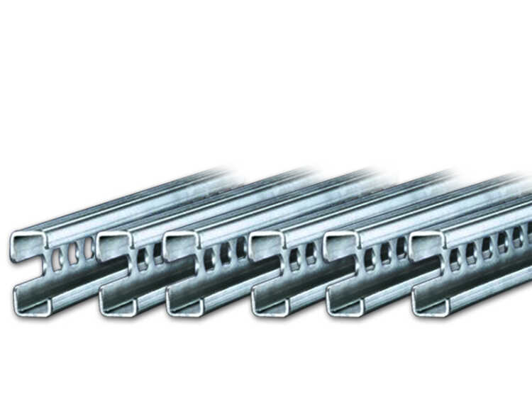 C-Profilschienen 30/15 von RITTAL für  VX, TS, VX SE - Breite 600 - Länge 555 mm - 6 Stück
