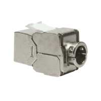 Keystone Buchse - RJ45 - Cat.6A - voll geschirmt - 180° - werkzeuglos - kleine Bauform - PoE++
