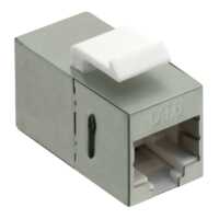 Keystone Verbinder - RJ45 - Cat.6 - voll geschirmt mit Einrastung