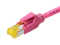 DRAKA Top-Quality Patchkabel - Cat 6A - 5,0 m Länge - 2 x HIROSE TM31 Stecker - magenta