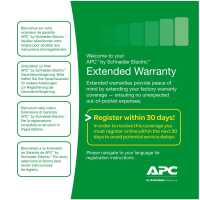 APC Extended Warranty Service Pack - Systeme Service...