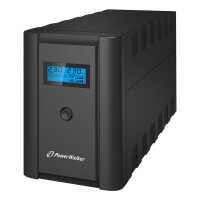 POWERWALKER by BLUEWALKER Line-Interactive USV-Anlage - VI 2200 SHL - 1200 W - Eingang 1x C14 - Ausgang 2x Schuko, 2x IEC C13