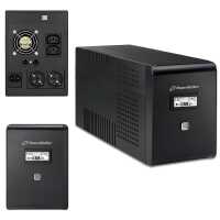 POWERWALKER by BLUEWALKER Line-Interactive USV-Anlage - VI 1500 LCD - 900 W - Eingang 1x C14 - Ausgang: 2 x Schuko, 2x IEC C13
