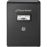 POWERWALKER by BLUEWALKER Line Interactive USV-Anlage - VI 2000 LCD - 1200W - Eingang 1x C14 - Ausgang 2x Schuko, 2x IEC C13