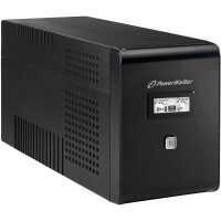 POWERWALKER by BLUEWALKER Line Interactive USV-Anlage - VI 2000 LCD - 1200W - Eingang 1x C14 - Ausgang 2x Schuko, 2x IEC C13
